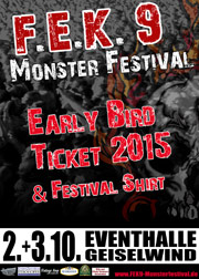 Early Bird Ticket Monsterfestival 2015 Early Bird Ticket Monsterfestival 2015